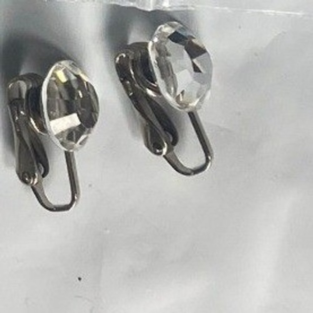 Silver Tone Earring Hooks Clasps Jewelry Making Craft Supplies‎